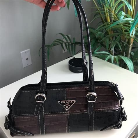 prada milano dal 1913 small black purse|prada milano bag vintage.